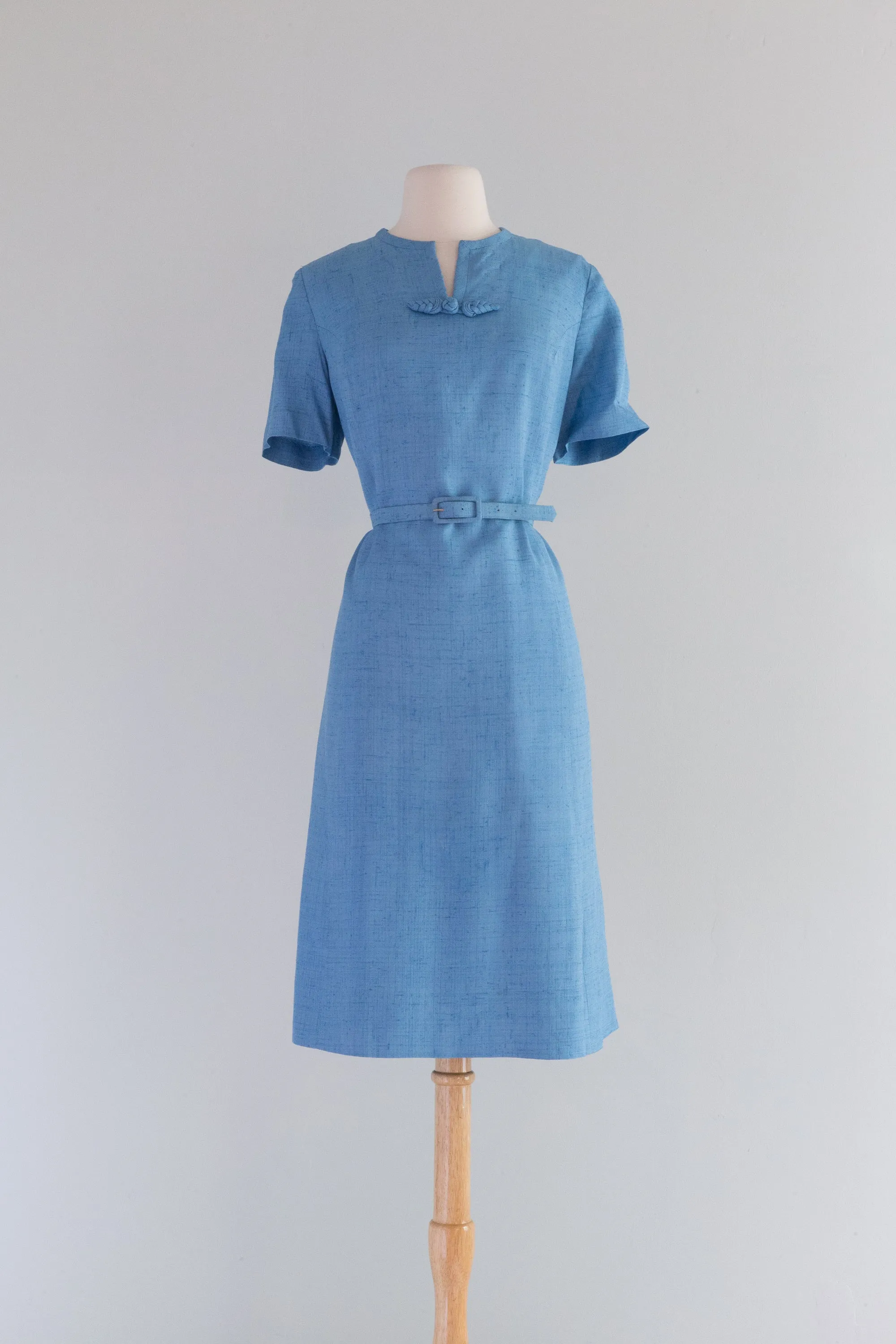 1960's Baron Peters Blue Dress and Jacket Set / ML