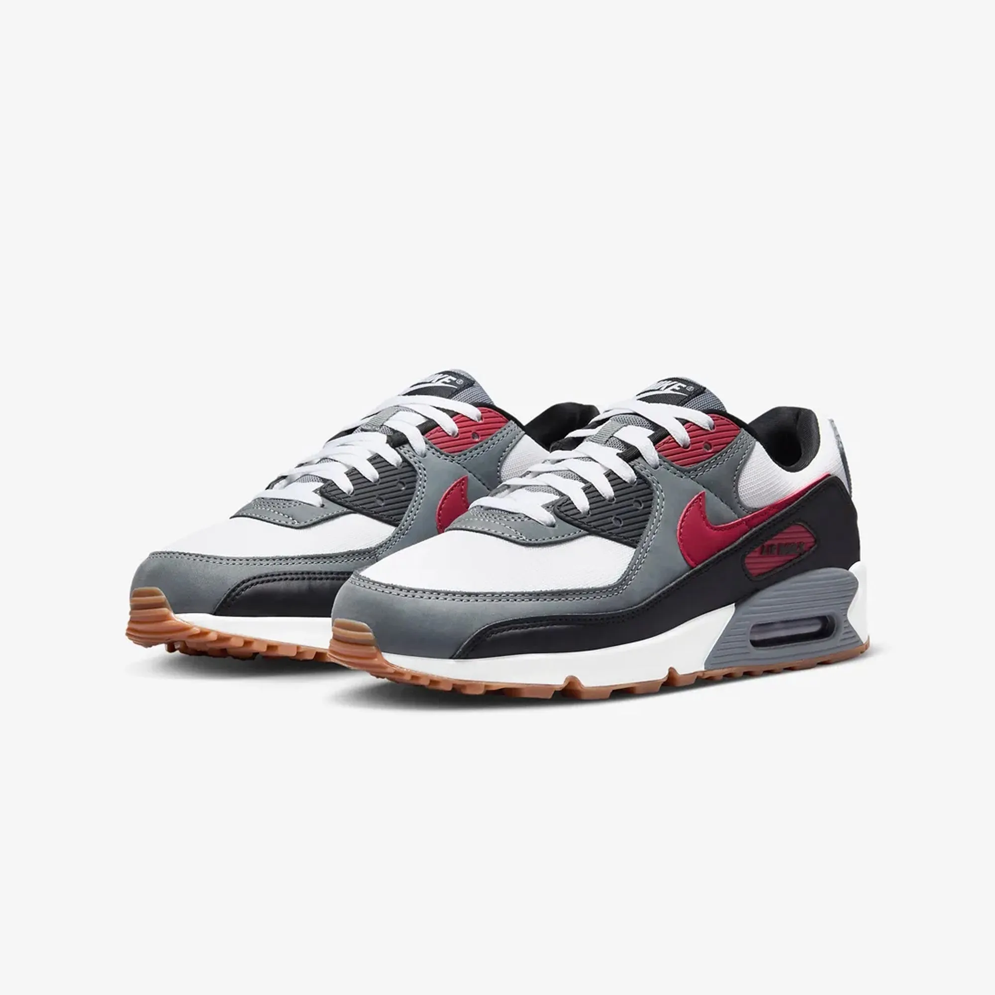 AIR MAX 90 'WHITE/TEAM RED-COOL GREY-BLACK'