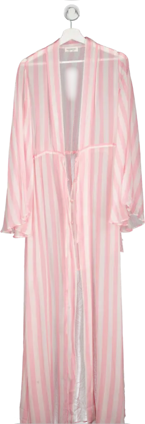 Alexandra Miro Pink Betty Gown Stripe UK M