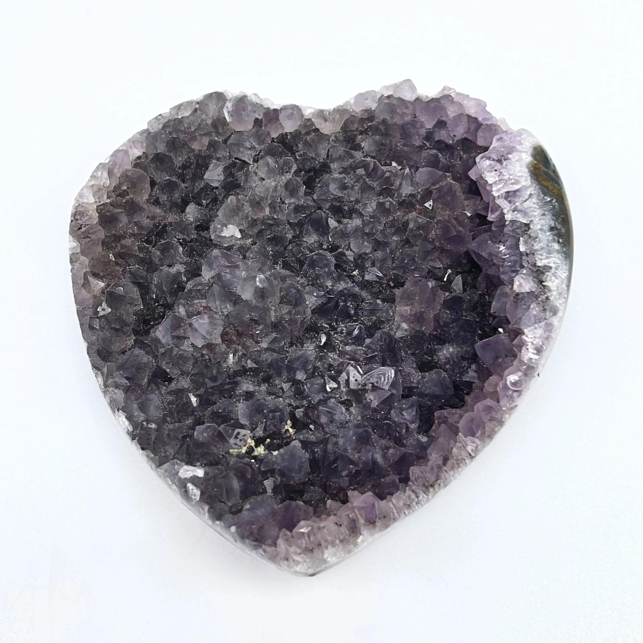 Amethyst Geode Heart