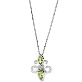 Baikalla? Sterling Silver Light Green Peridot Pendant