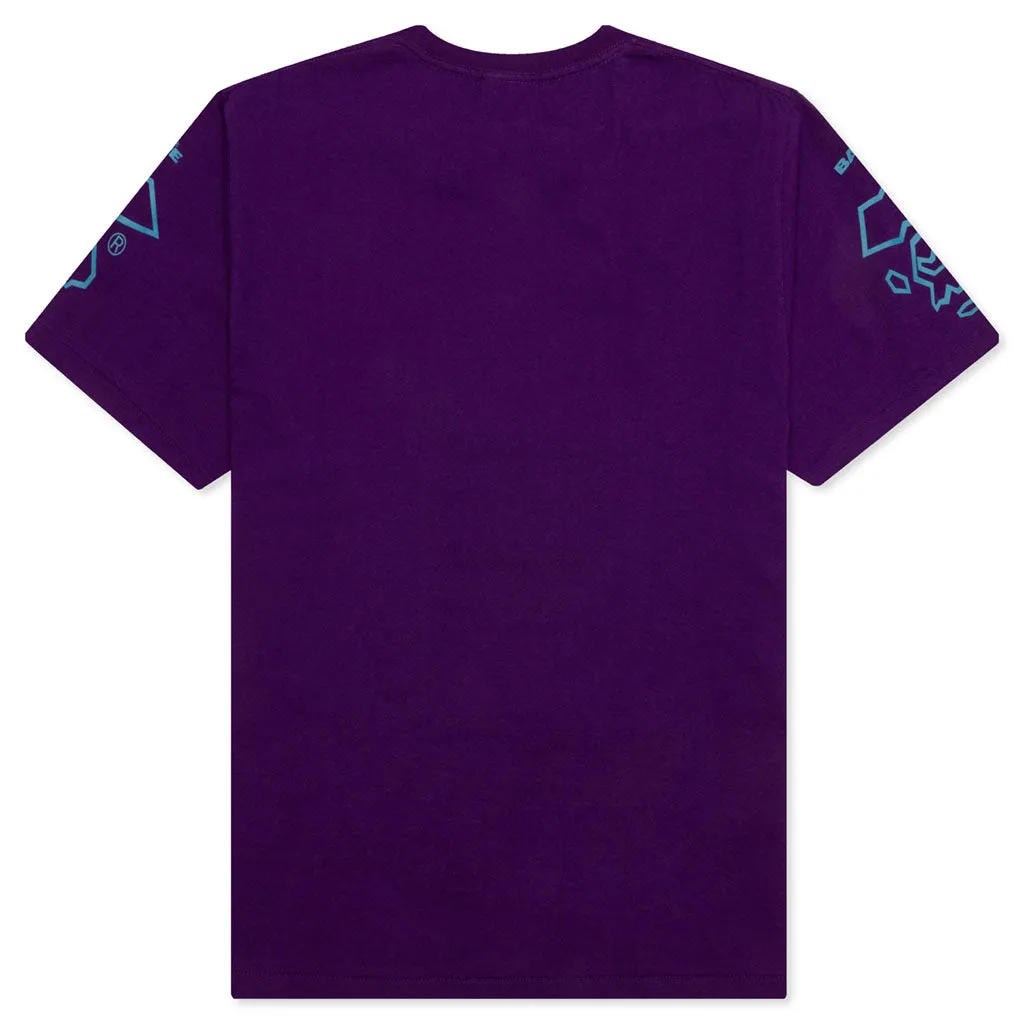 Bape Football Tee - Purple