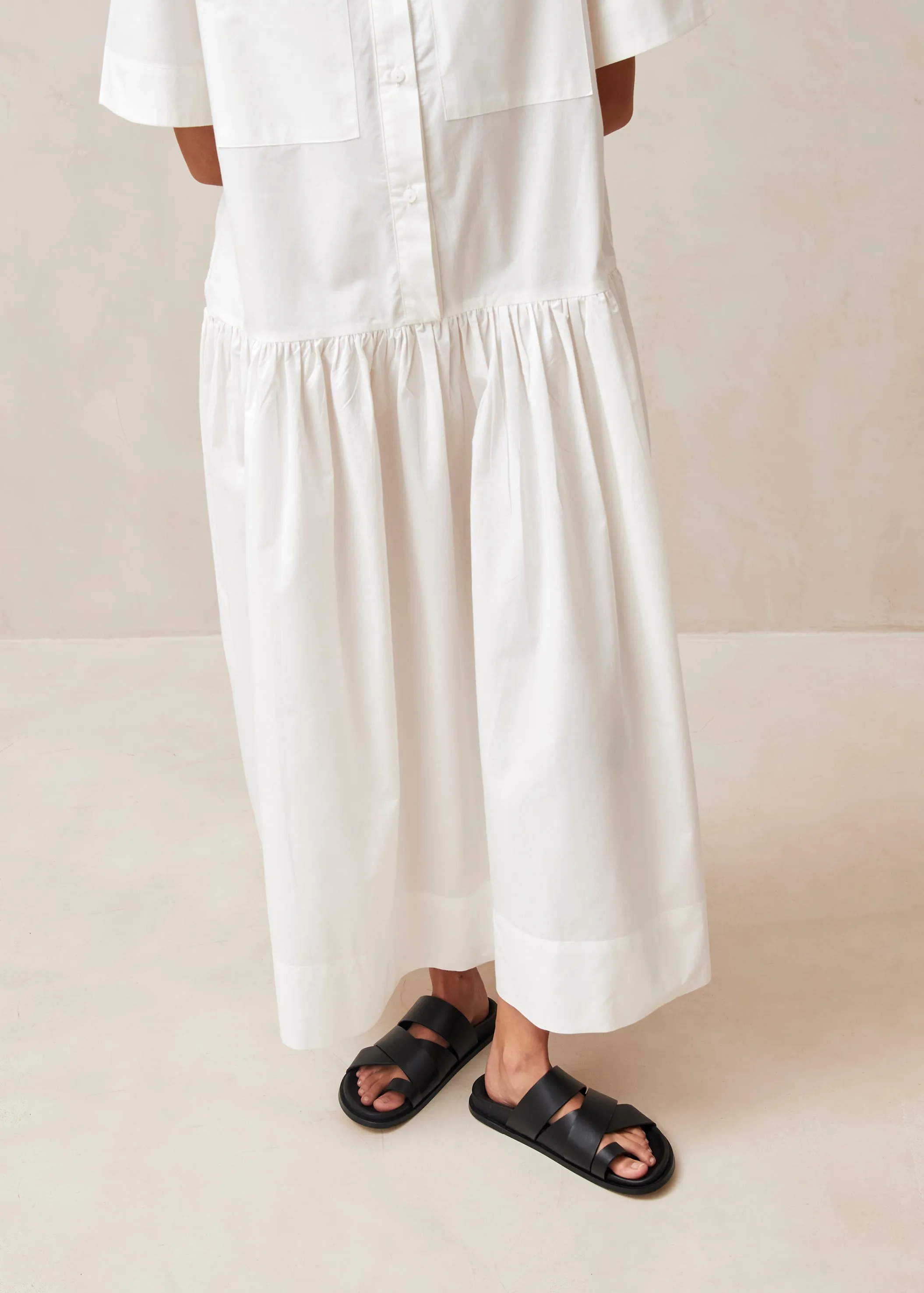 Bay White Midi Dress