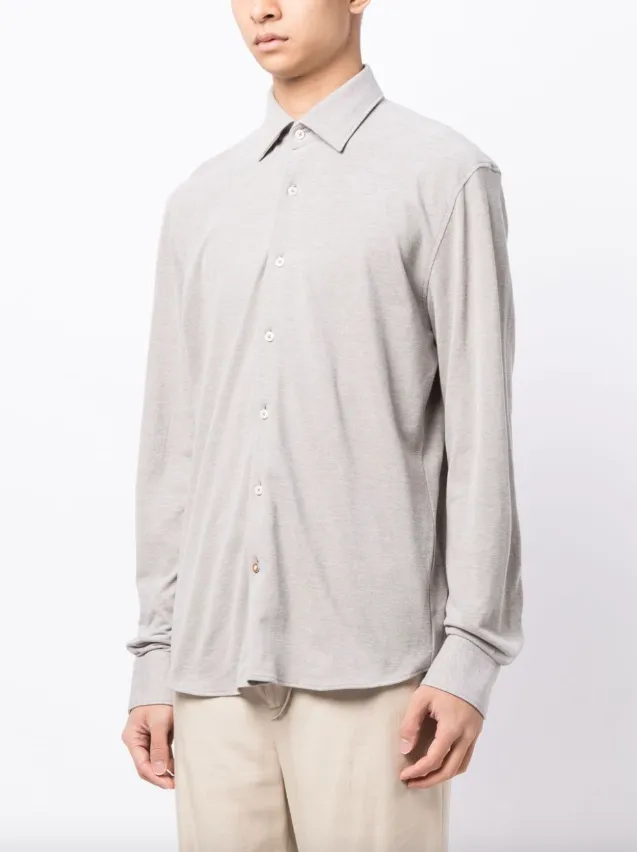 BOSS long-sleeve cotton shirt