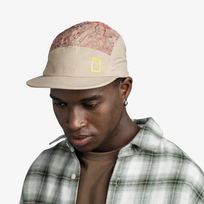 Buff 5 Panel Explore Cap Geos Brindle - Cappellino Lifestyle