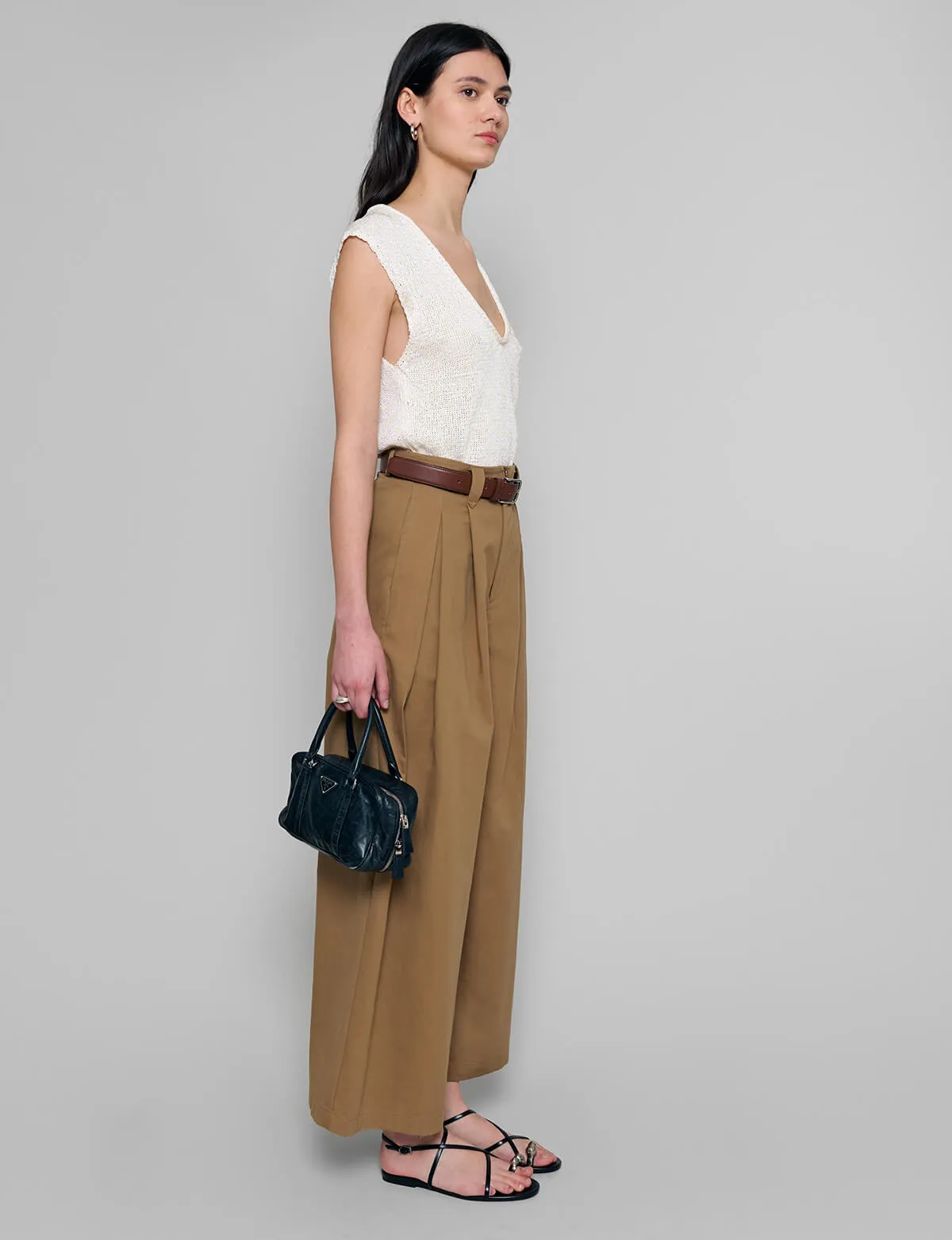 Caramel Wide Leg Pants