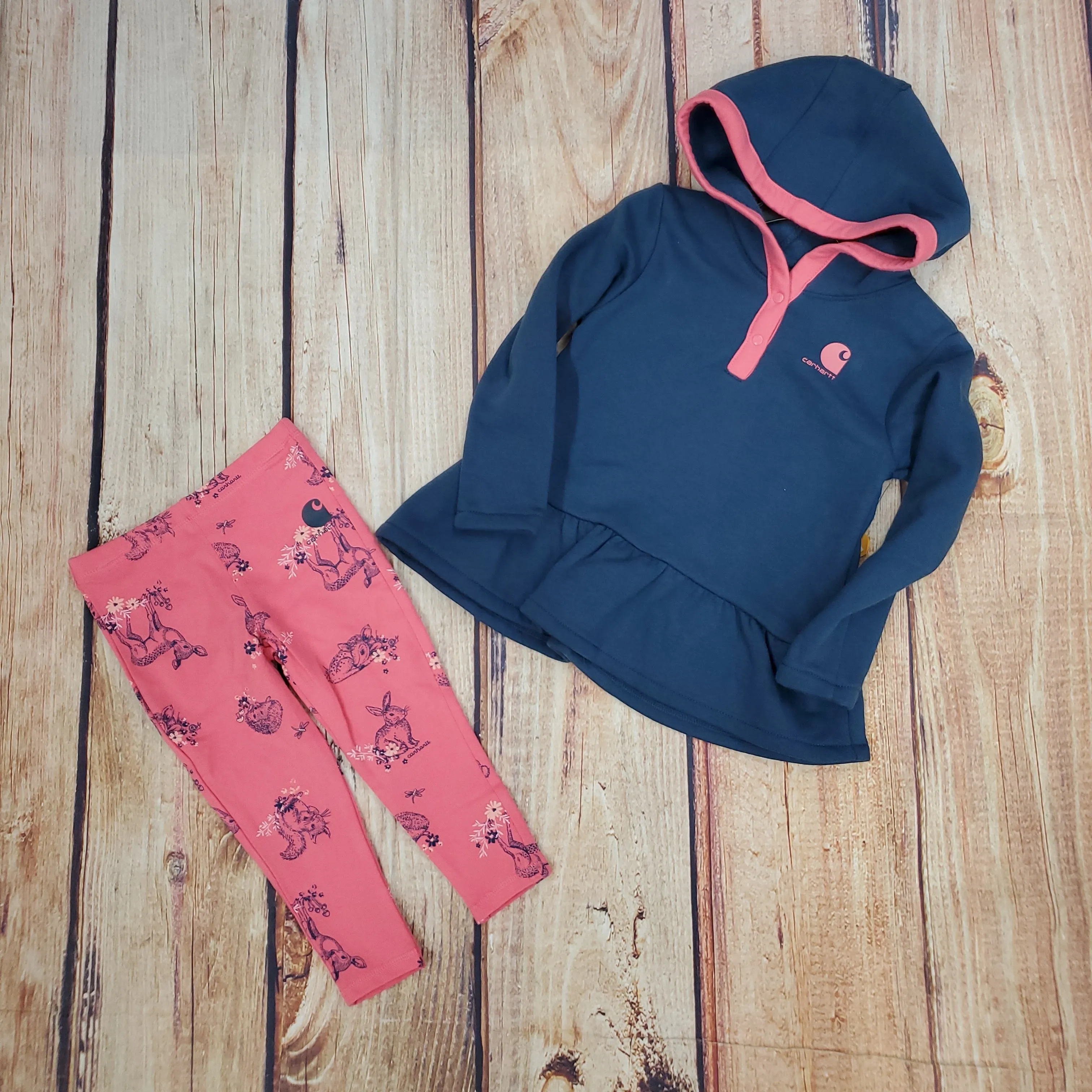 Carhartt Sweatshirt & Print Legging Set