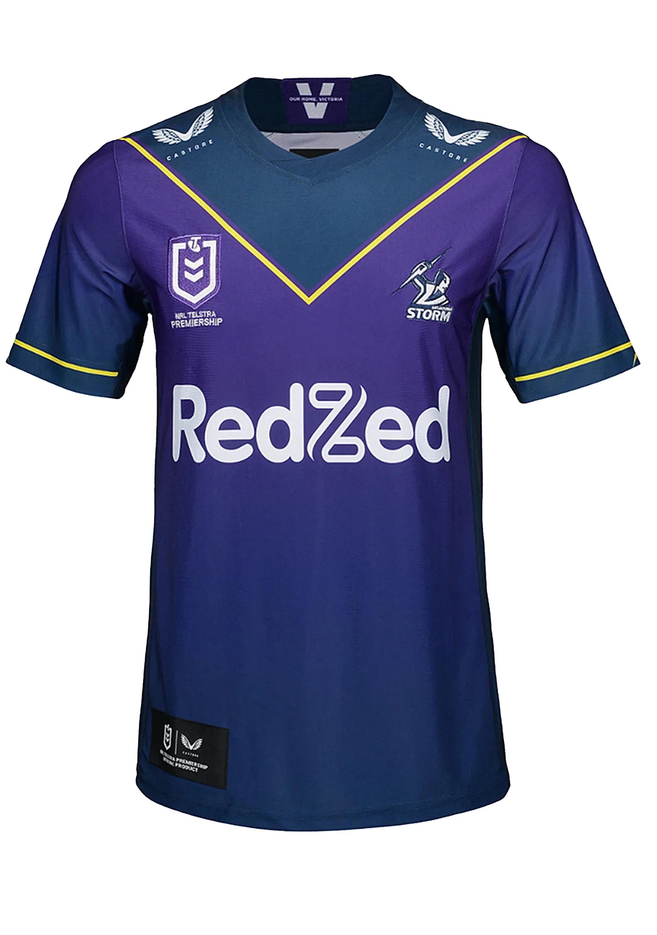 Castore Kids Melbourne Storm Replica Home Jersey <br> JCMSHJKR