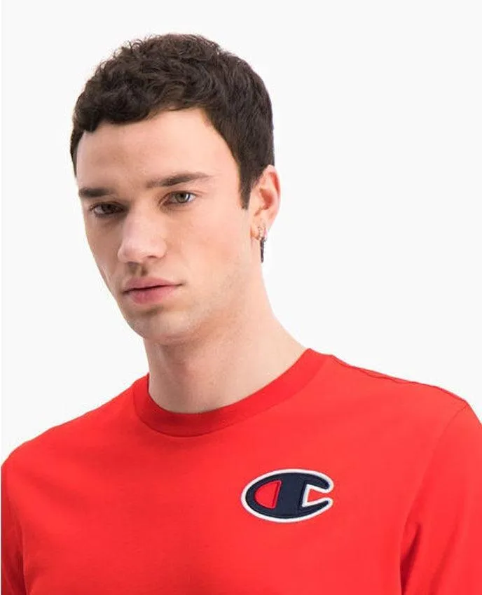 CHAMPION T-Shirt Logo Red 214195