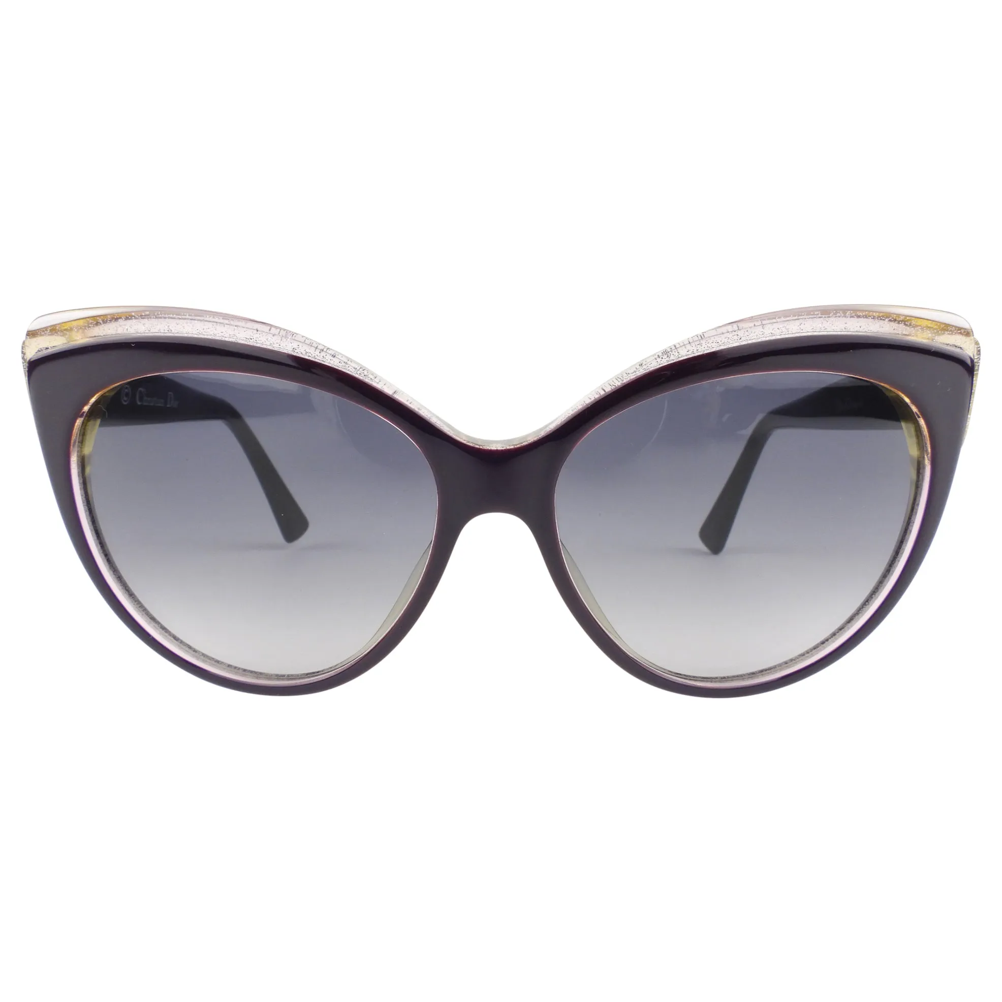 Christian Dior Purple Glisten Cat Eye Sunglasses