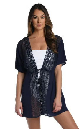 Coastal Covers Kimono - Indigo