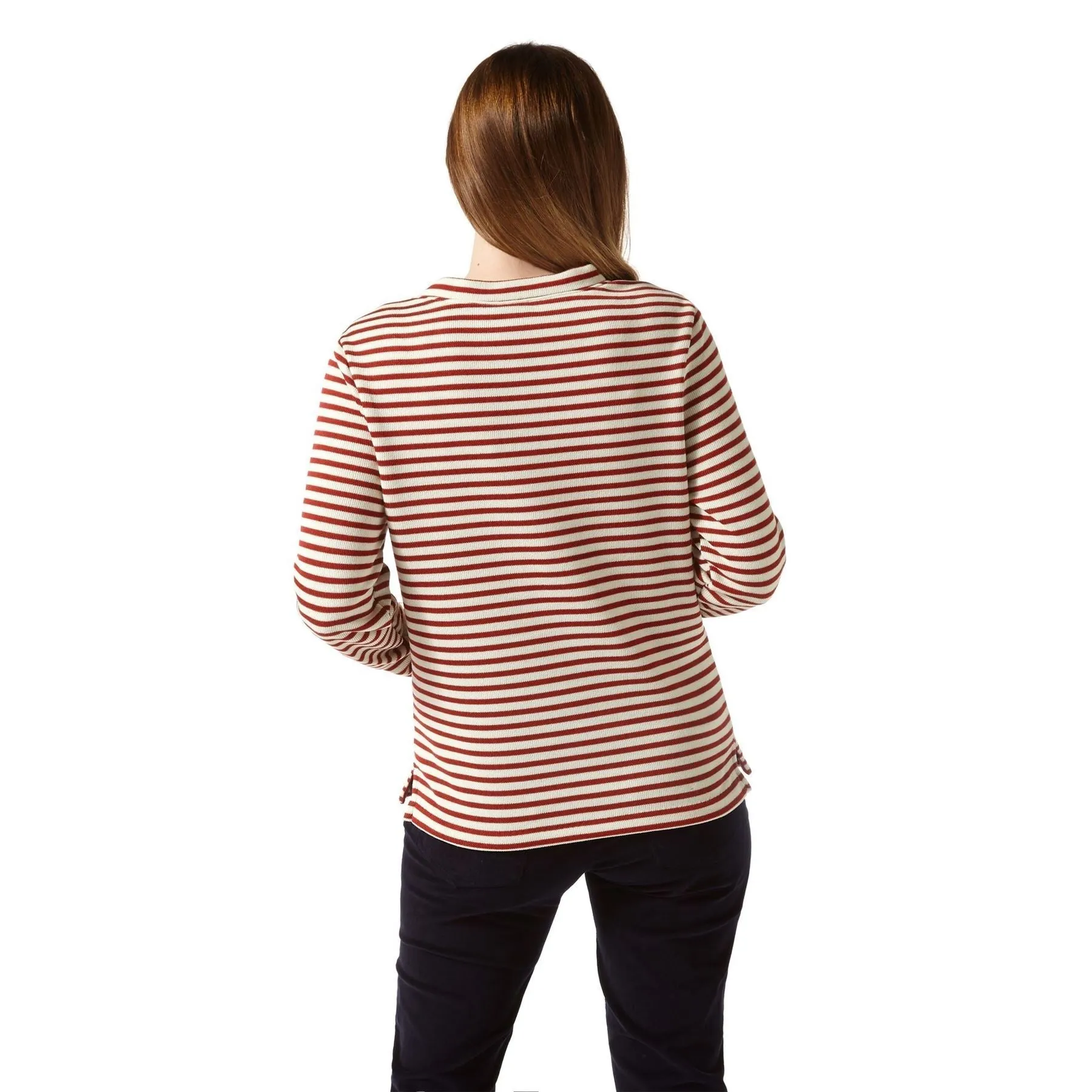 Craghoppers Womens Balmoral Striped Crew Neck Jersey