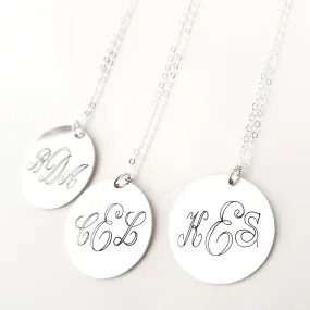 Custom Initials Necklace - Bridesmaids Gift