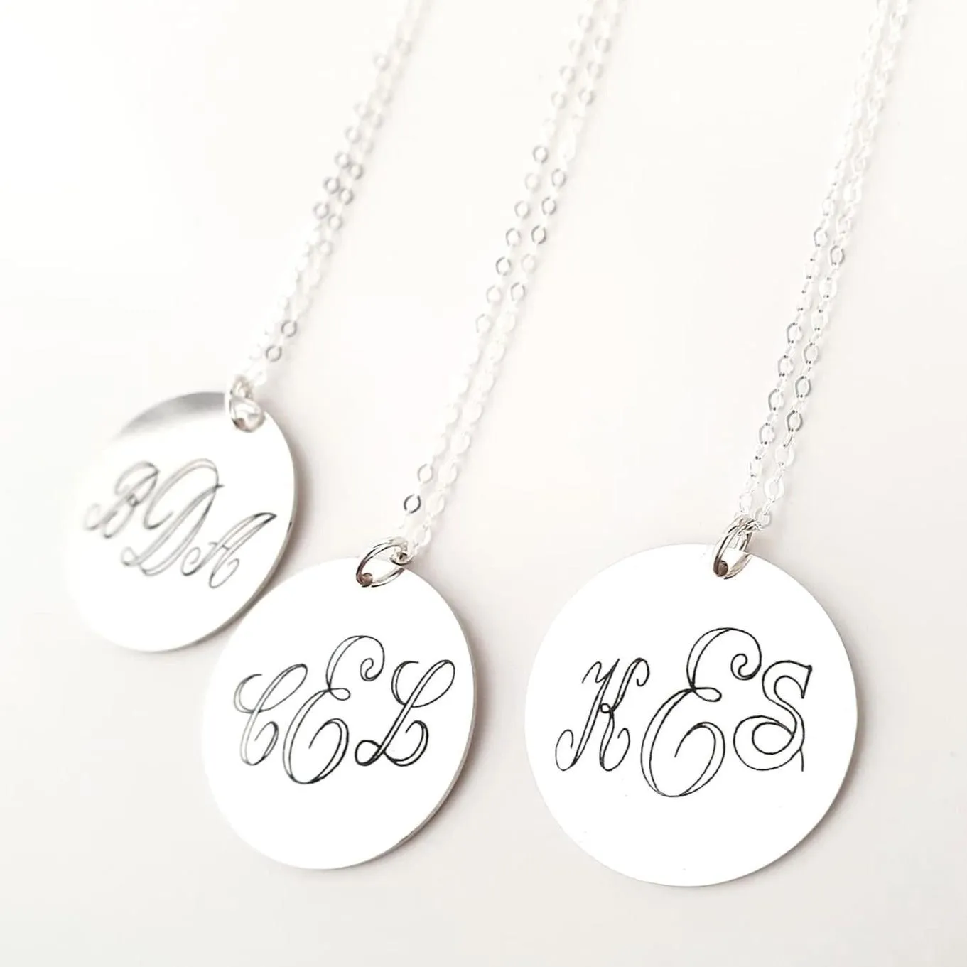 Custom Initials Necklace - Bridesmaids Gift