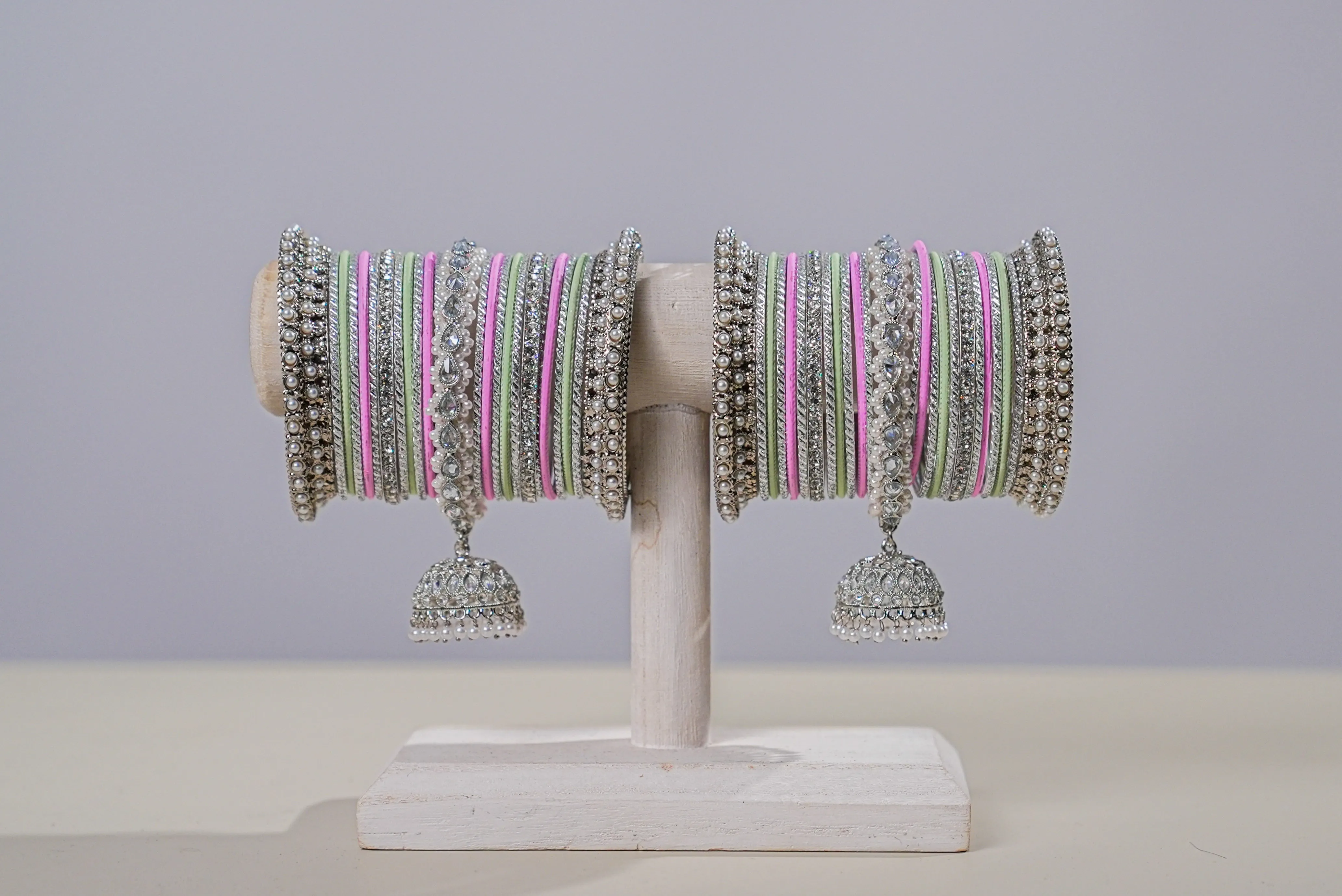 Dahlia Bangles - 2 Hand Set