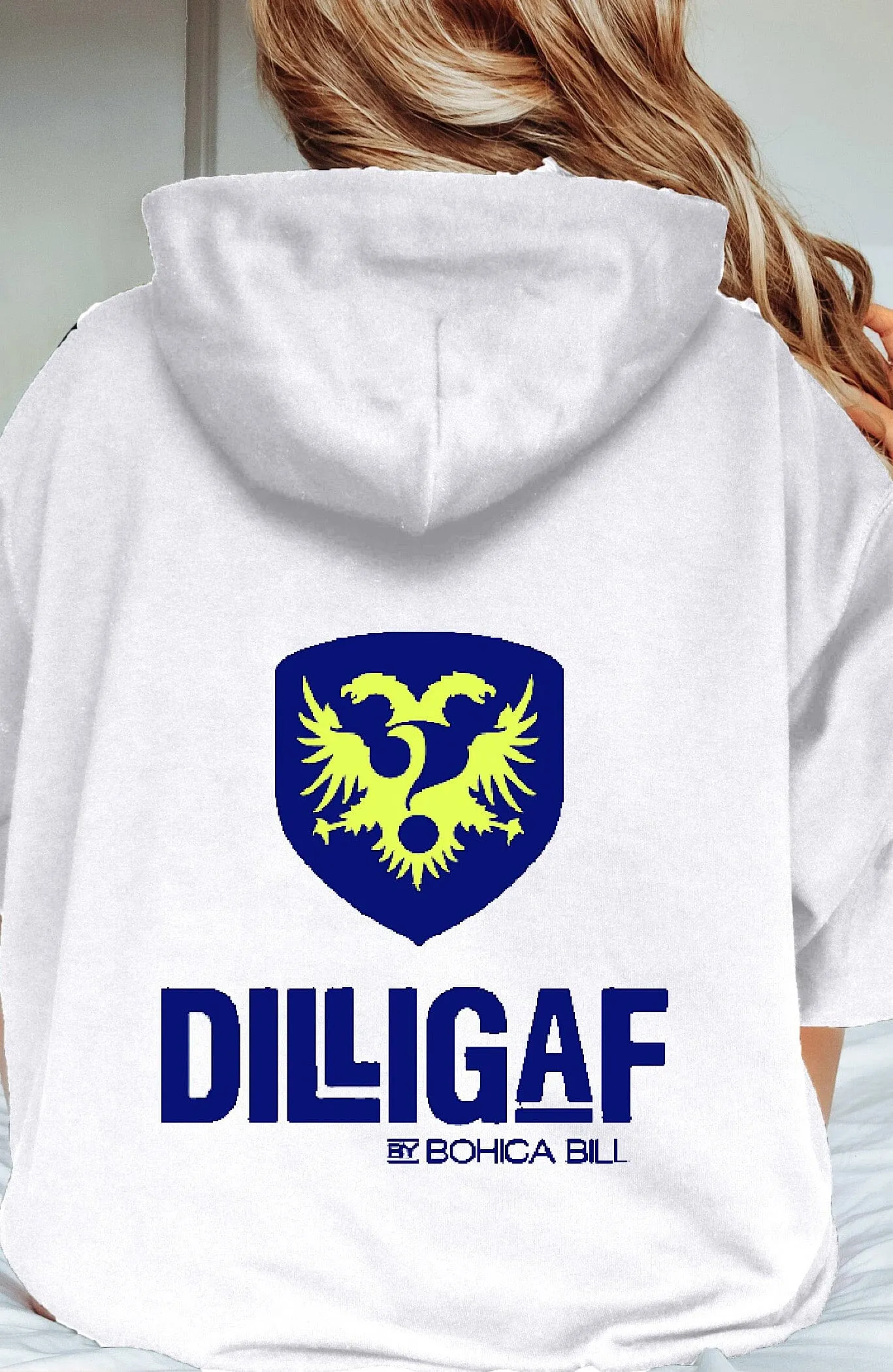 Dilligaf Classic Pullover Hoody Grey & White Variety