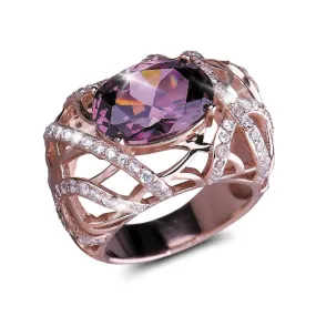 Entwined Rose Gold Ring