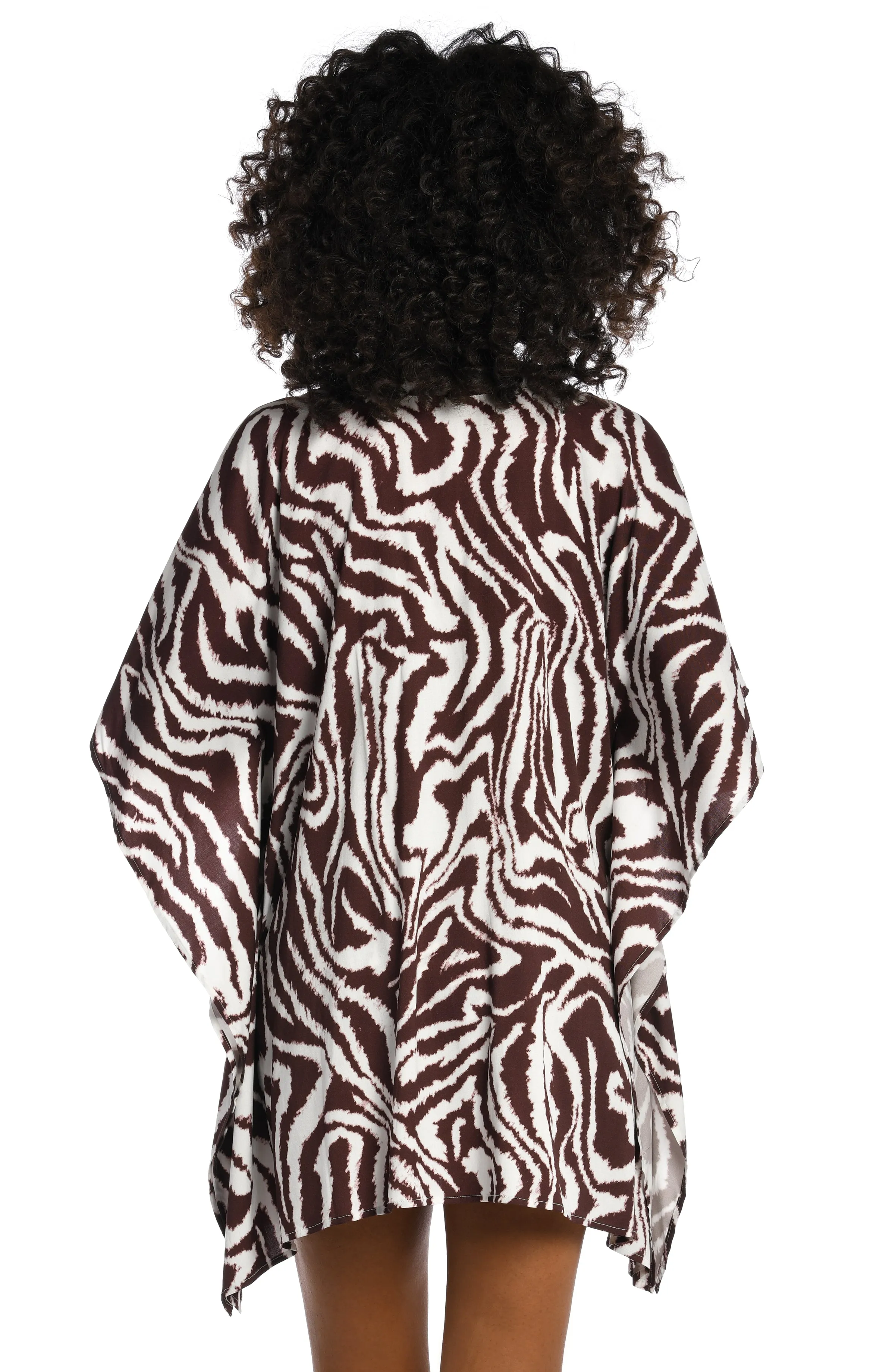 Fierce Lines V-Neck Caftan - FINAL SALE