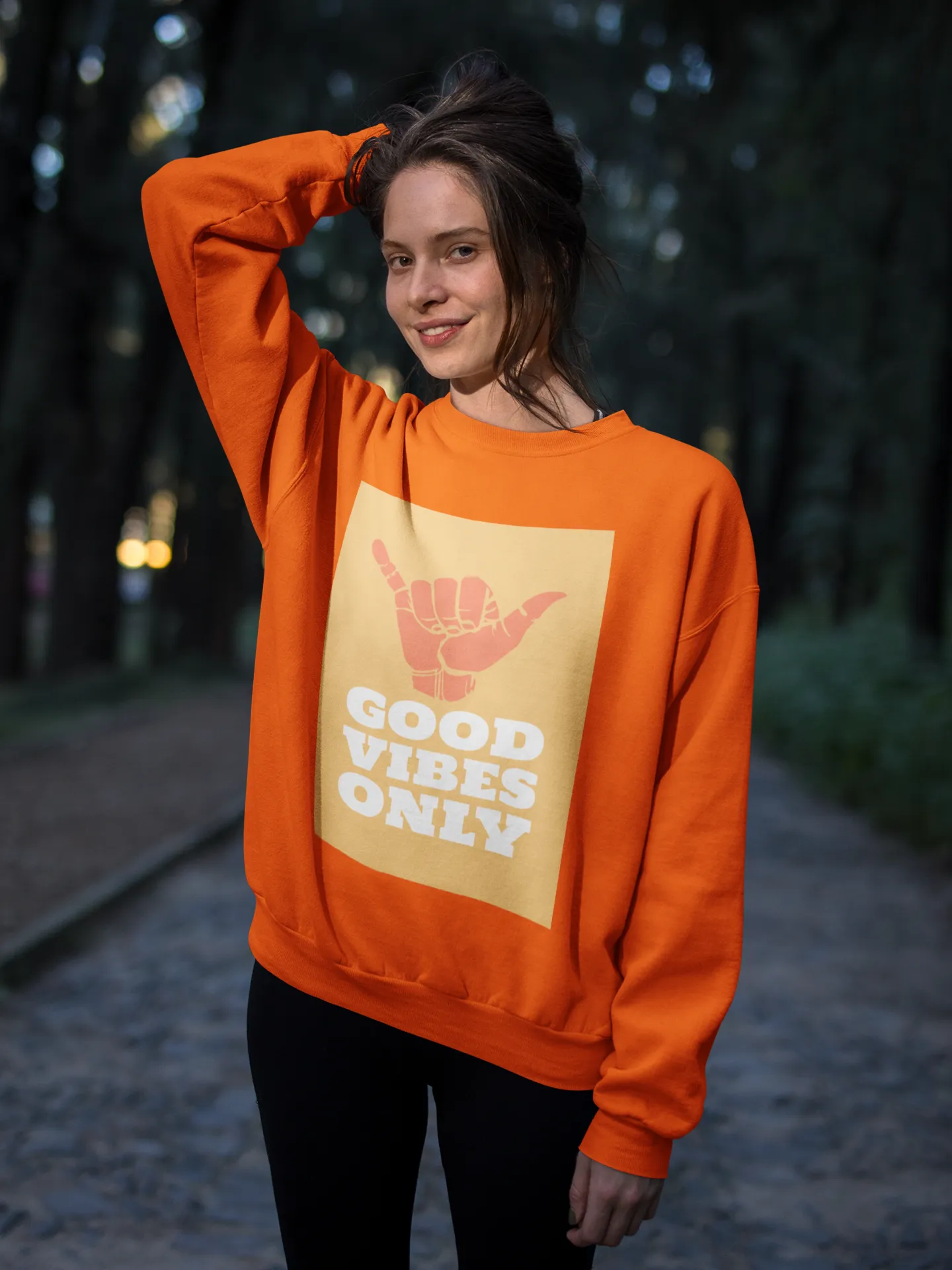 Good Vibes Only HD Crewneck Sweatshirt