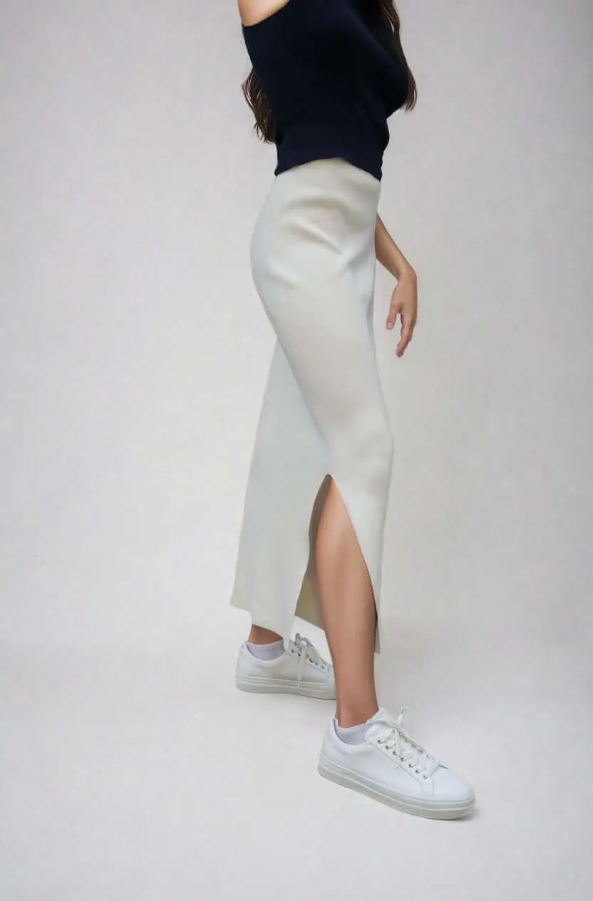 GRETA | High Waisted Long Skirt