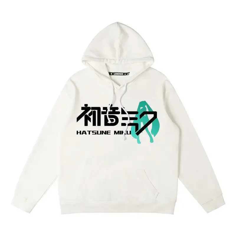 Hatsune Miku Hoodie Anime Long Sleeve Cotton Sweatshirt