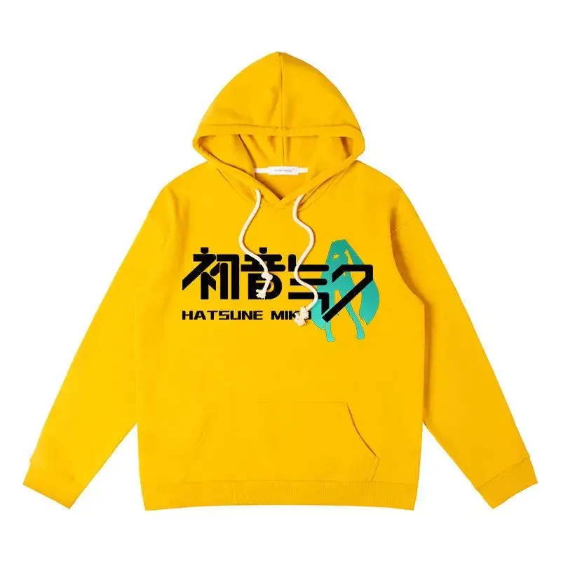 Hatsune Miku Hoodie Anime Long Sleeve Cotton Sweatshirt