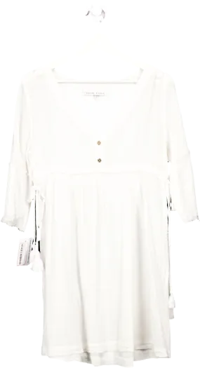 Heidi Klein White Cheese Cloth Cover Up Dress UK S