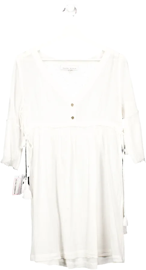 Heidi Klein White Cheese Cloth Cover Up Dress UK S