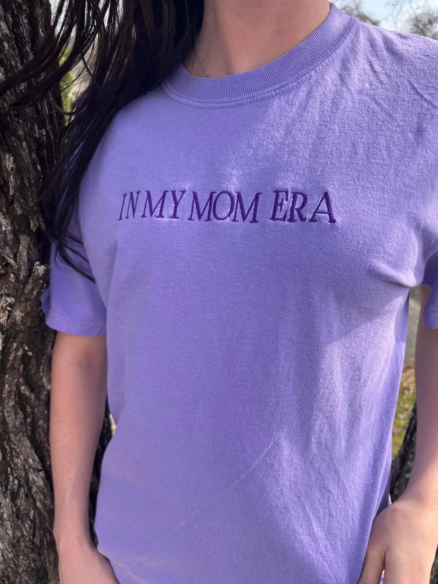 In My Mom Era Purple Tee