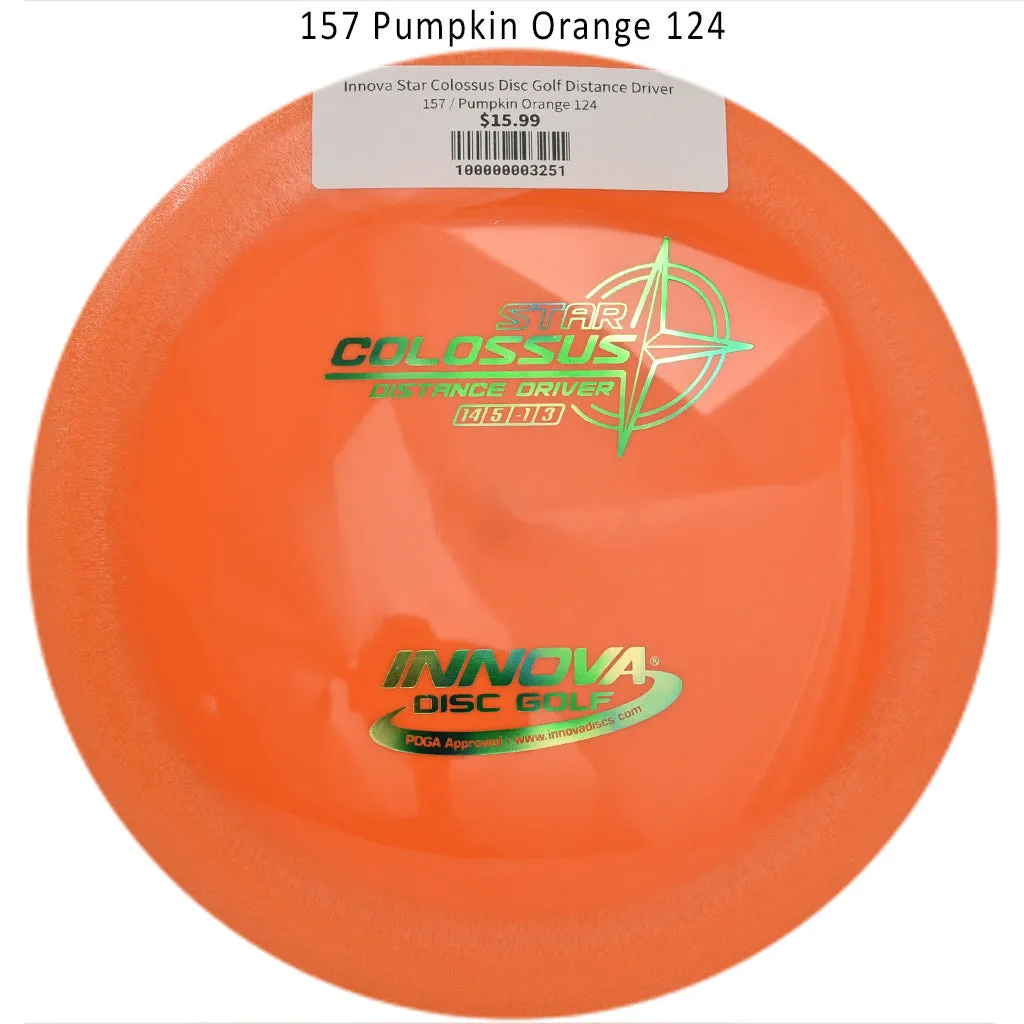 Innova Star Colossus Disc Golf Distance Driver