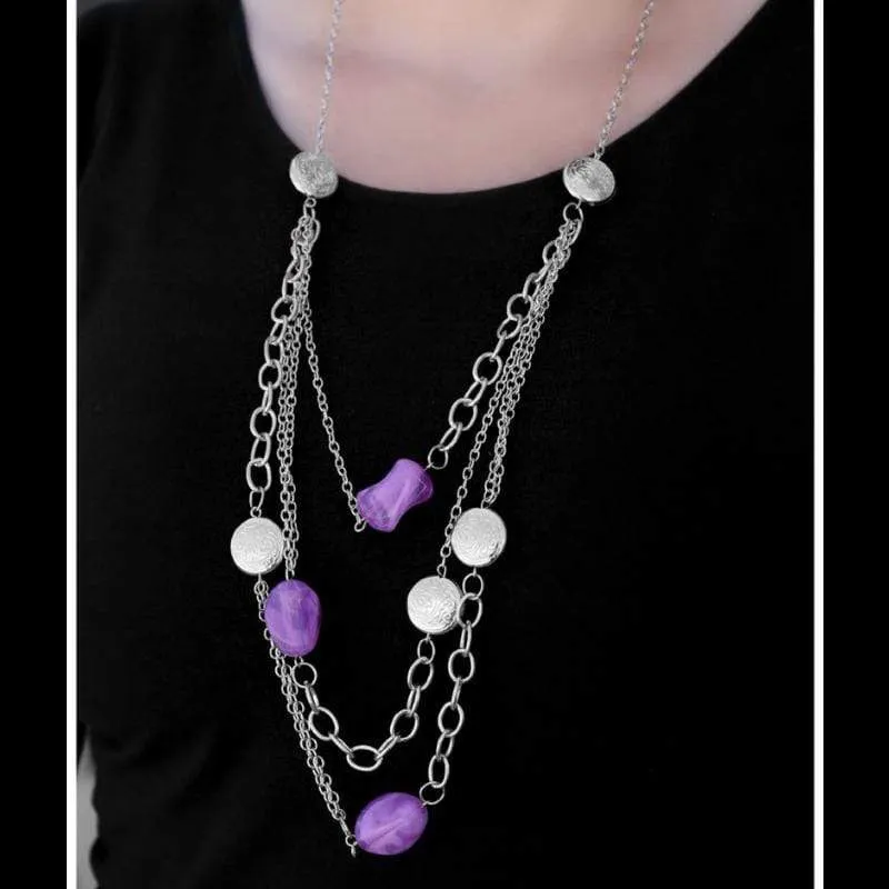 Interstellar Purple Necklace