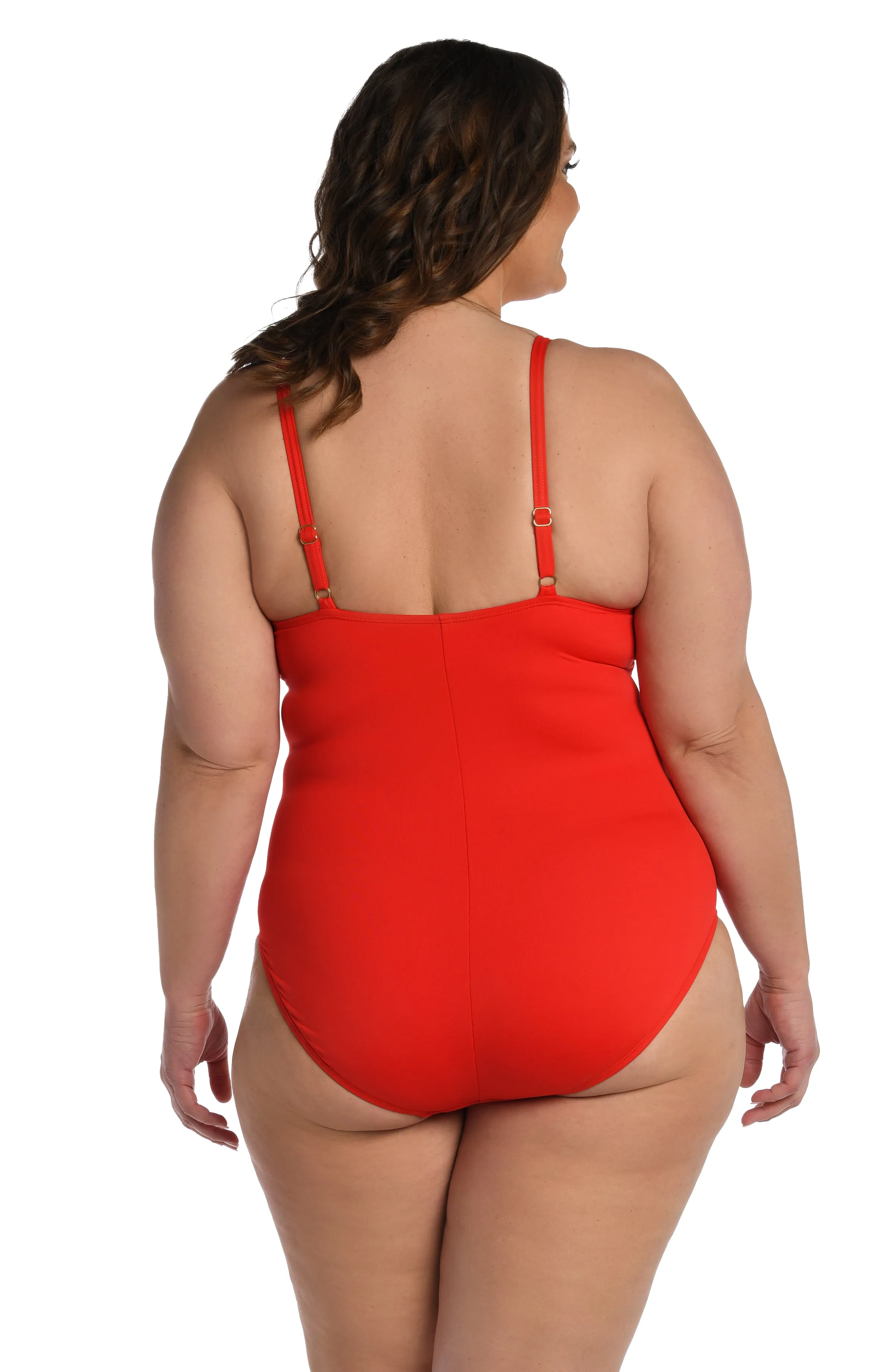 Island Goddess Lingerie One Piece - Cherry - FINAL SALE