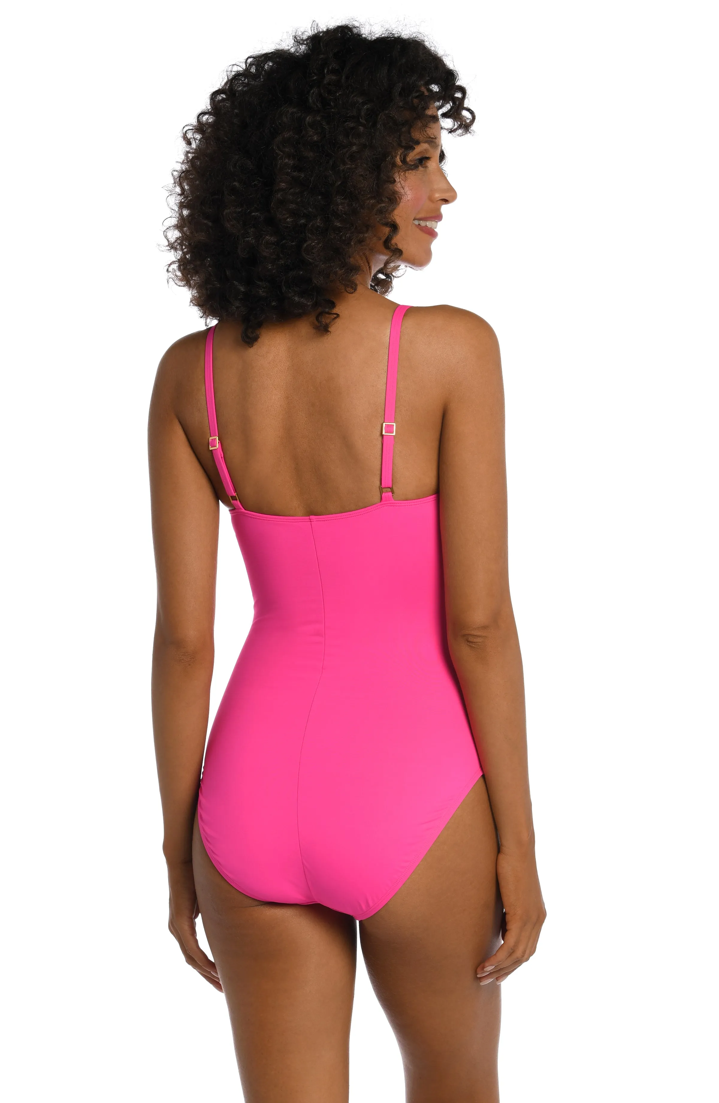 Island Goddess Lingerie One Piece - Pop Pink