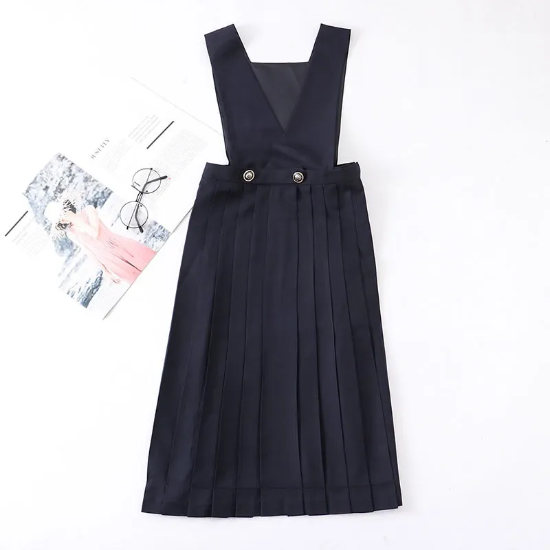 Japanese Strap Pleated Dress AD210054