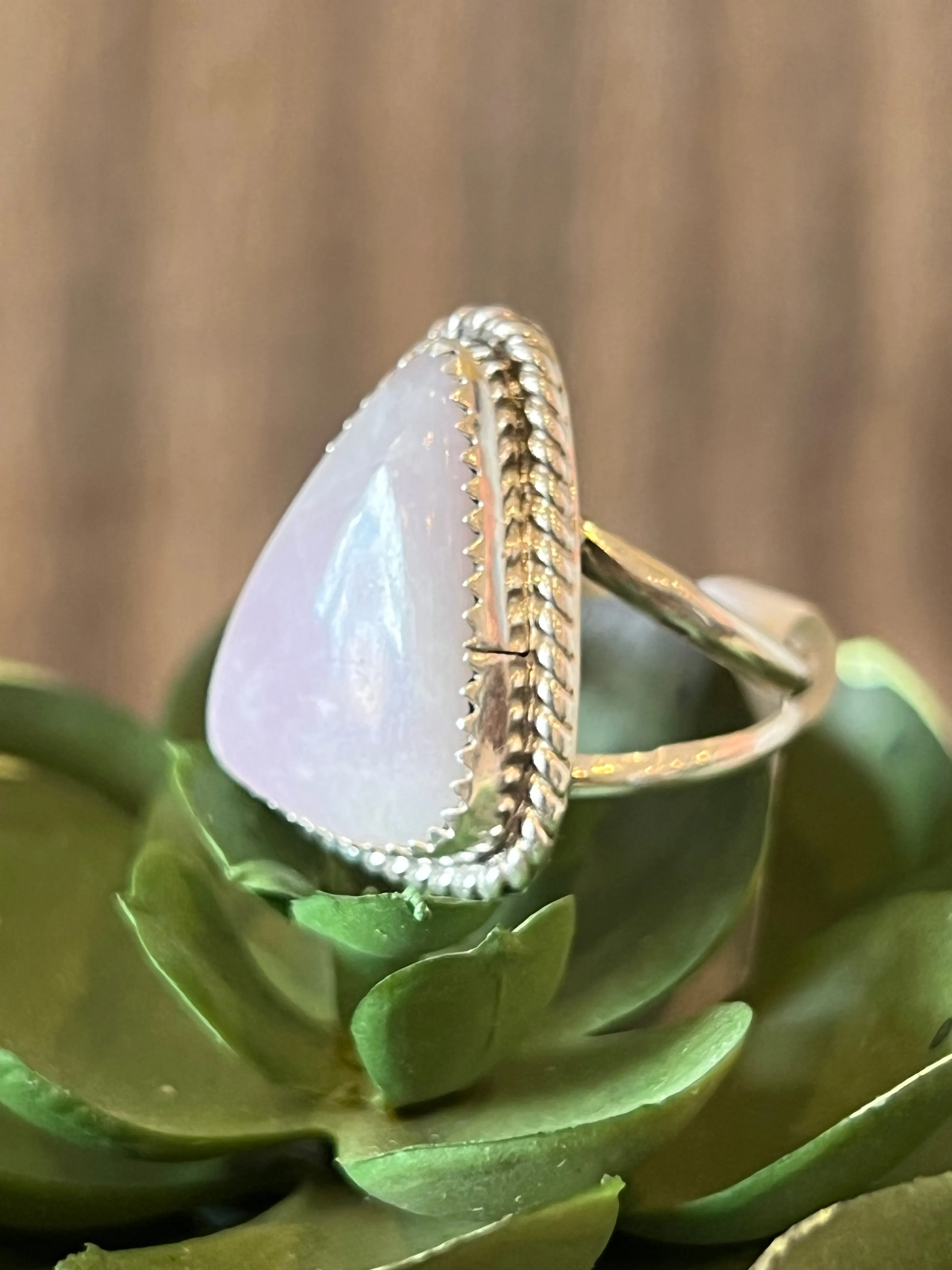 Kara Kunzite Sterling Silver Ring