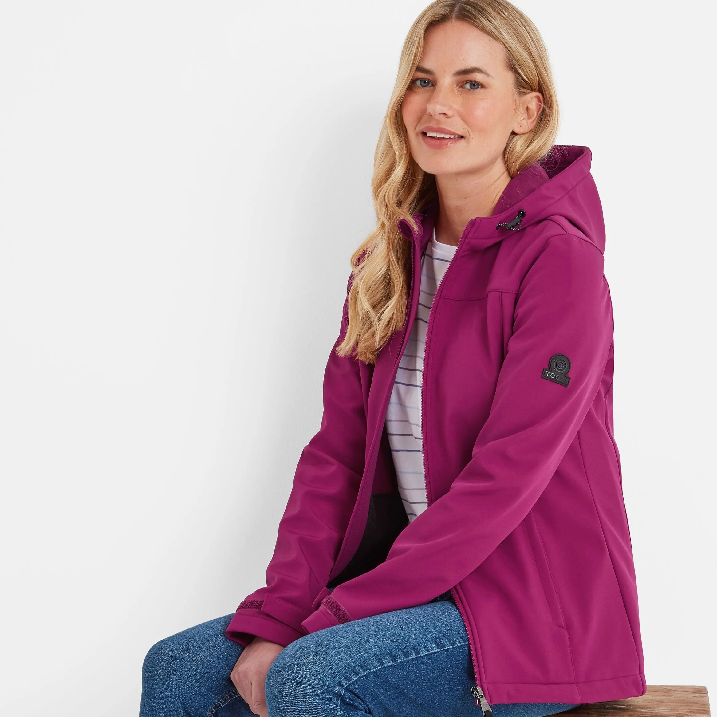 Keld Womens Softshell Hoody - Purple Berry