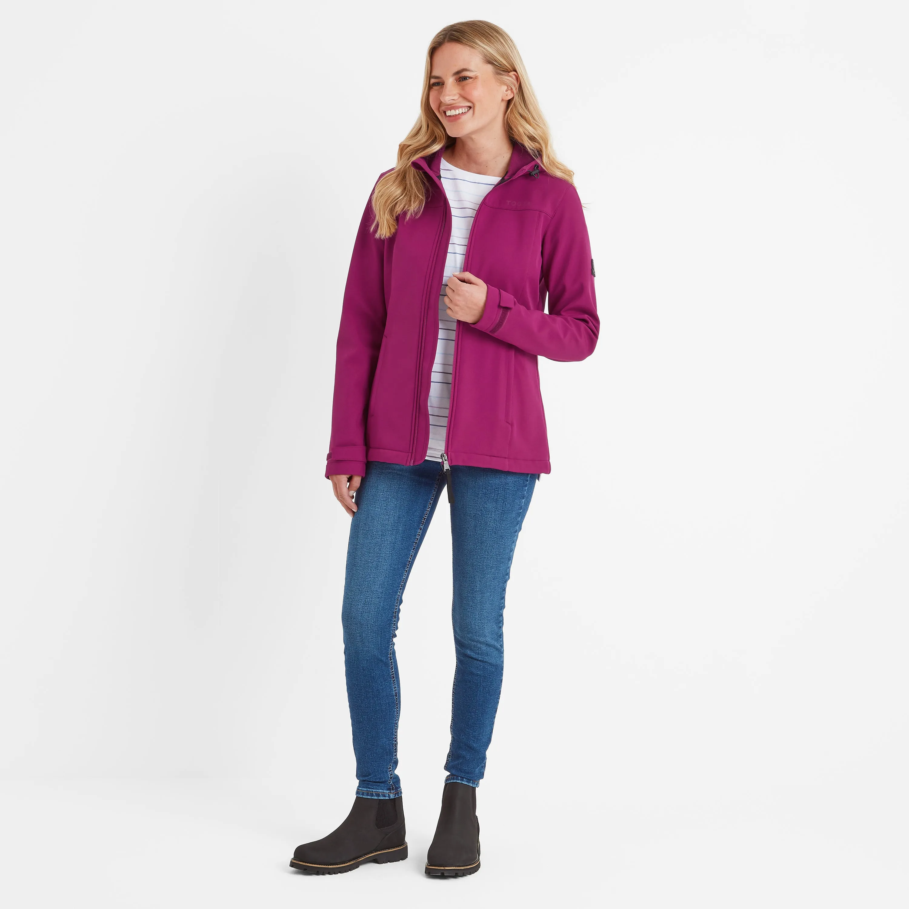 Keld Womens Softshell Hoody - Purple Berry