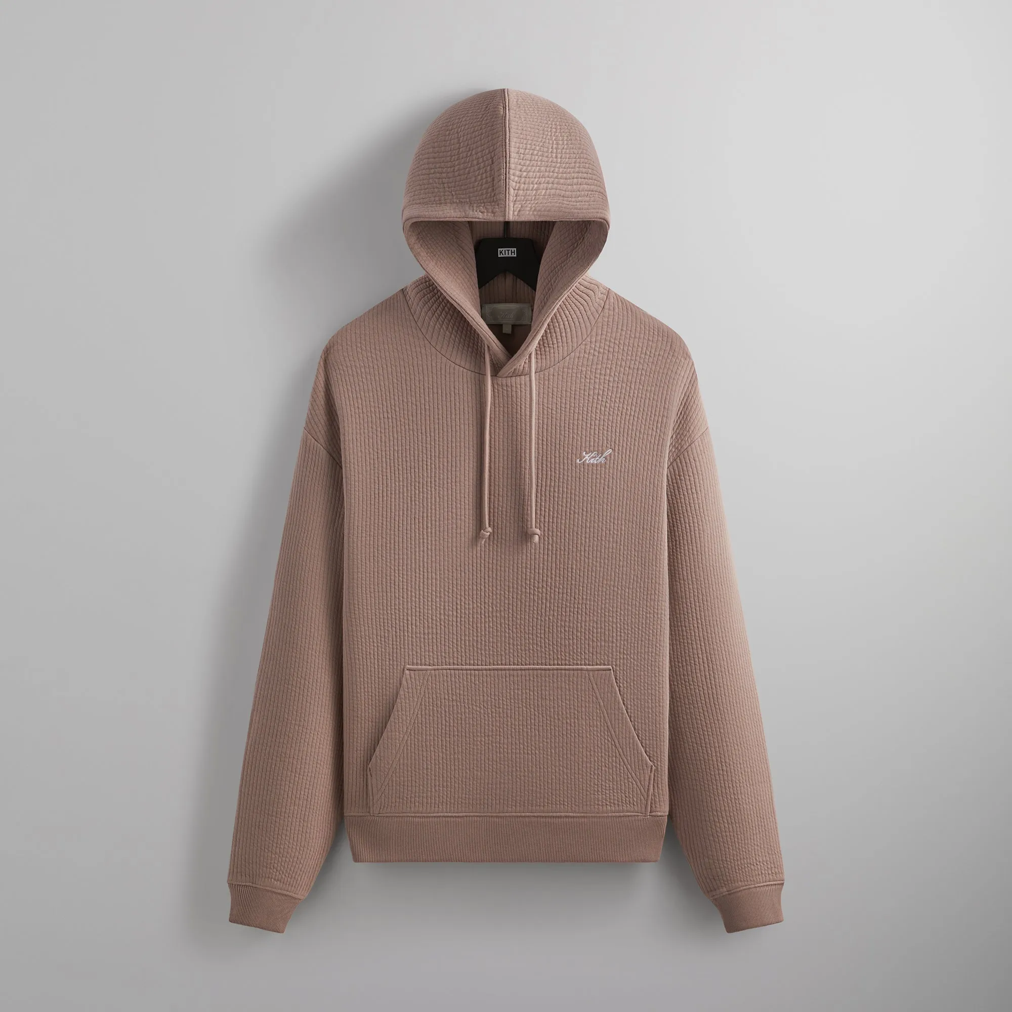 Kith Striped Interlock Williams III Hoodie - Perfume