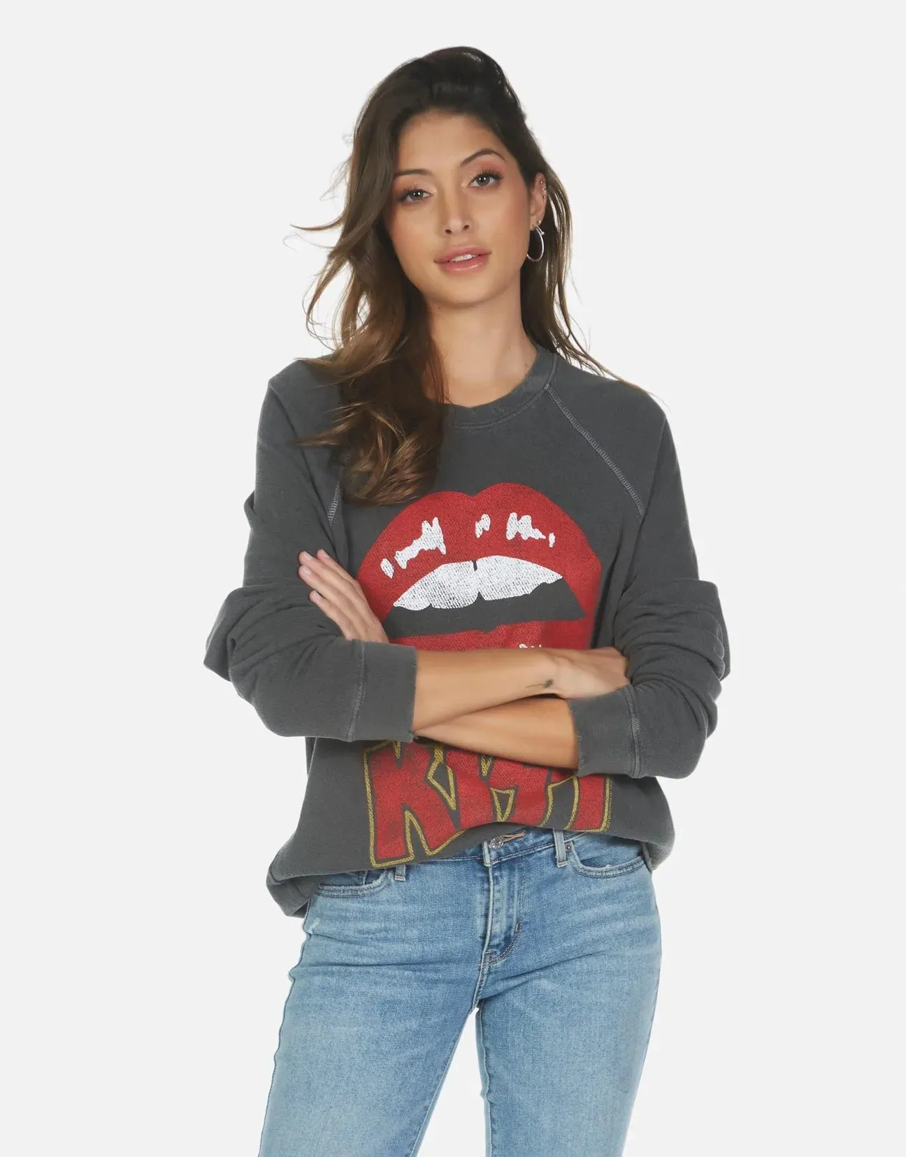 Lauren Moshi Anela KISS Music Band Sweater