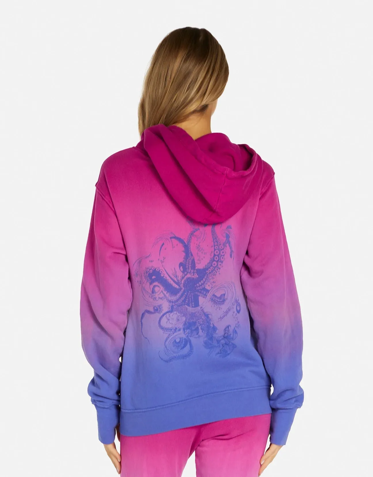 Lauren Moshi Octopus Zipper Hoodie