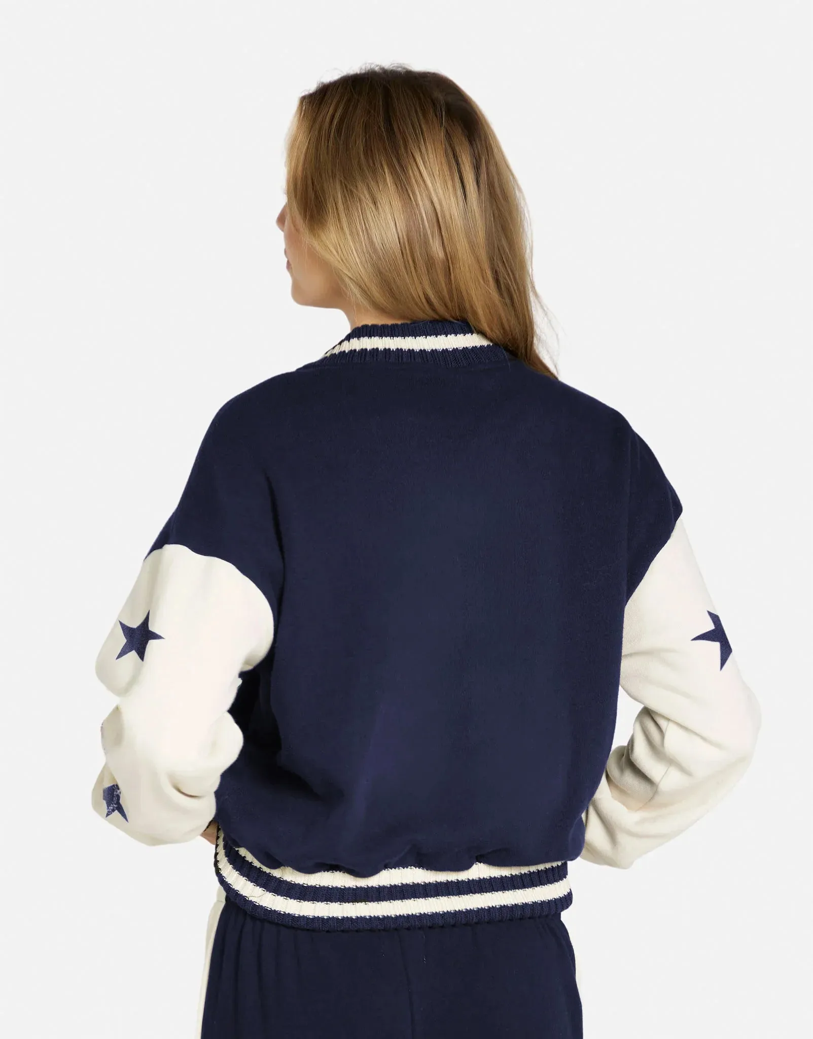 Lauren Moshi Taissa Stars Zip Jacket