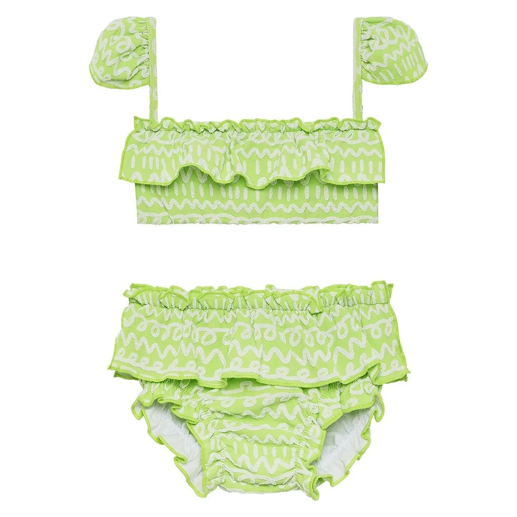 Lime Icing Mini Cabana Bikini Set