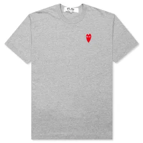 Long Heart T-Shirt - Grey