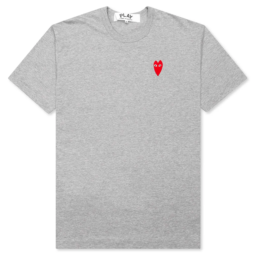 Long Heart T-Shirt - Grey