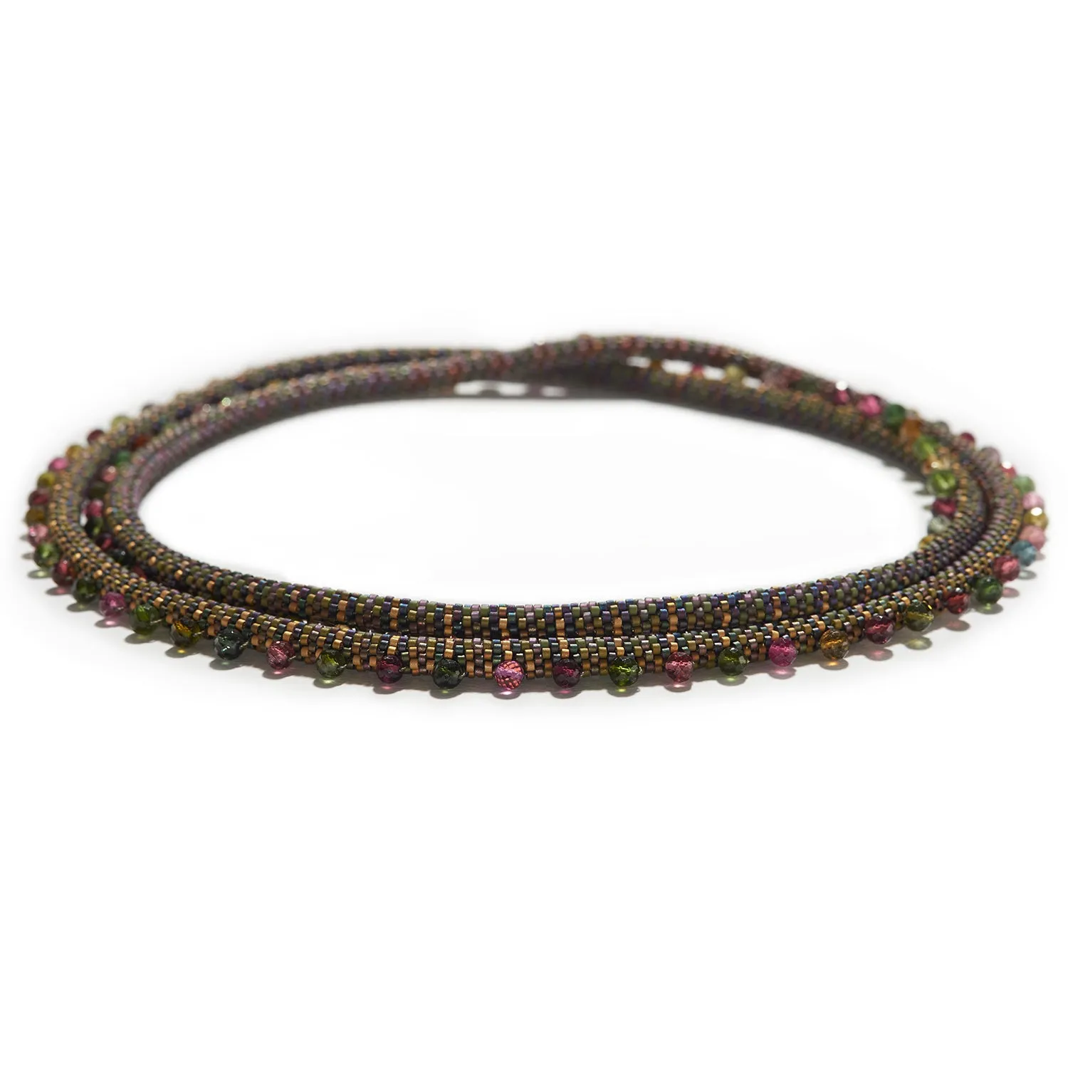 Lyda Necklace with Multi-Colored Tourmaline