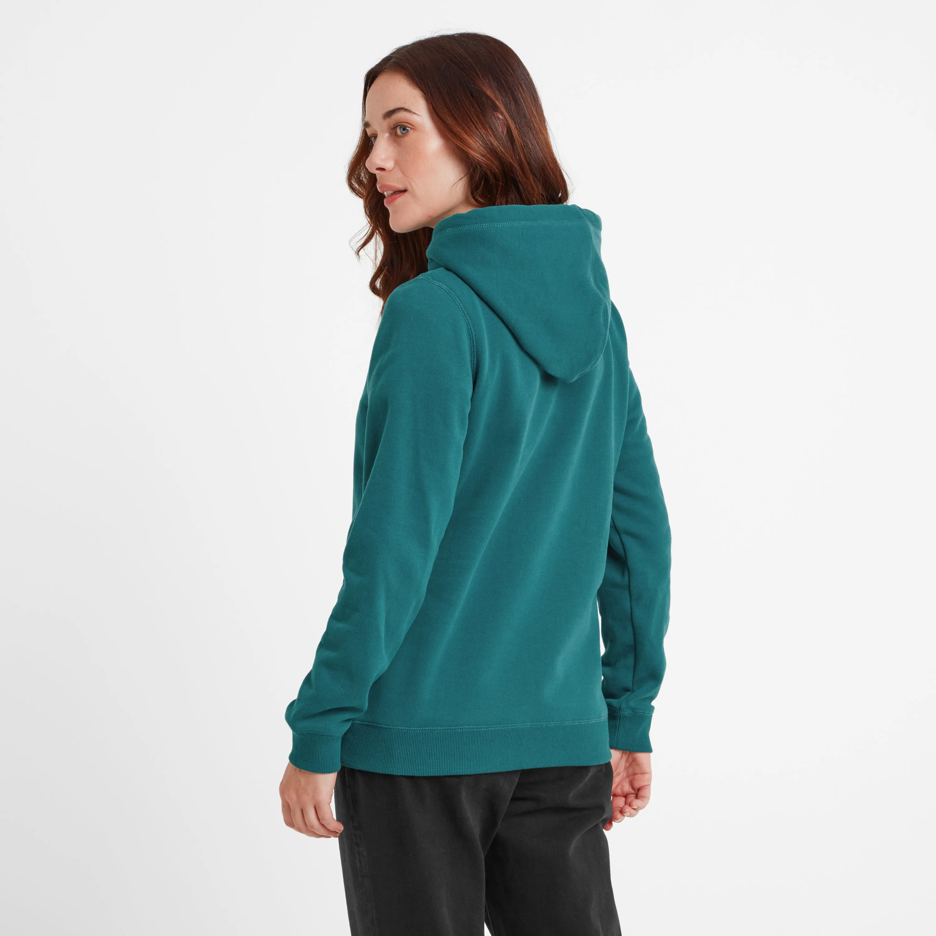 Magdalen Womens Overhead Hoody - Deep Teal