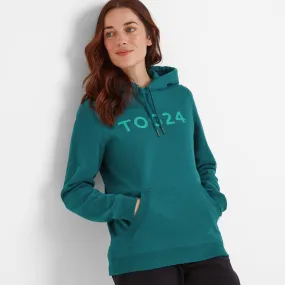 Magdalen Womens Overhead Hoody - Deep Teal