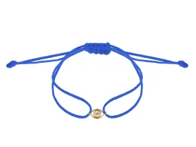 Mini Gold Evil Eye Macrame Bracelet