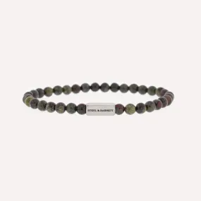 Natural Ned 6mm Round Gemstone Bracelet Dragon Blood