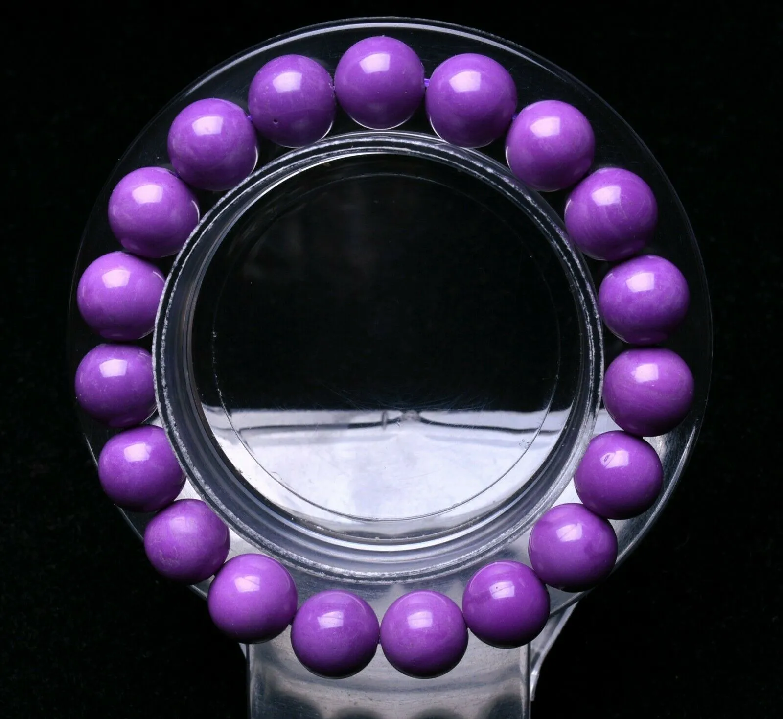 Natural Purple Phosphosiderite Quartz Bracelet